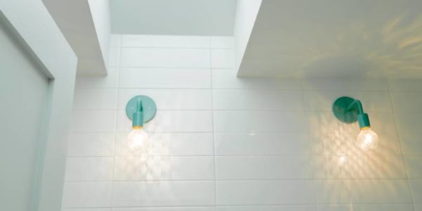 creative lighting in bathroom custom home toronto