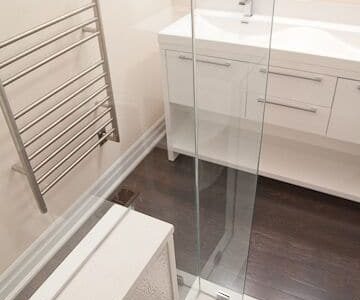 glass shower custom home toronto