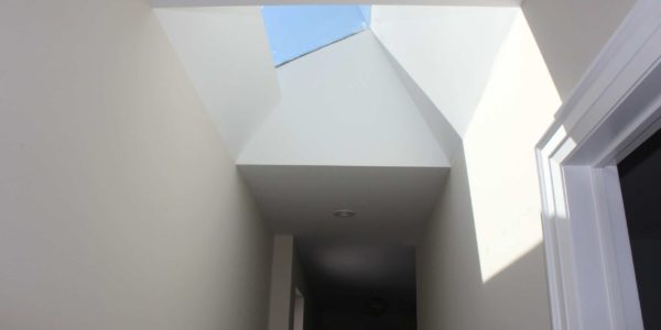 matte white ceiling custom home toronto