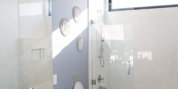 modern bathroom from custom home toronto