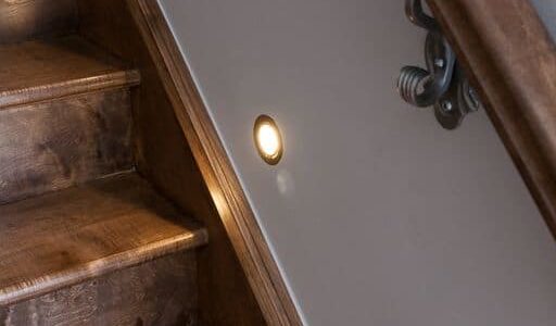 stair lights custom home toronto