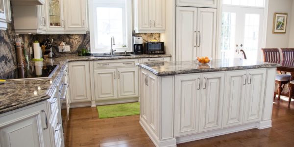 white kitchen design custom home toronto