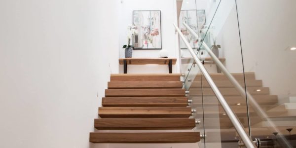 wood stairs from custom home toronto