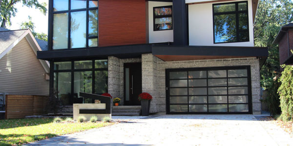 Our project shows a modern custom home in Toronto