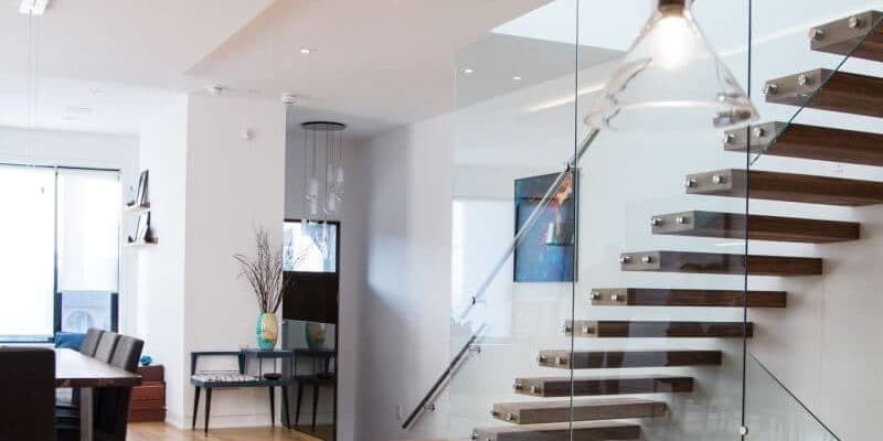 floating stairs from custom home toronto